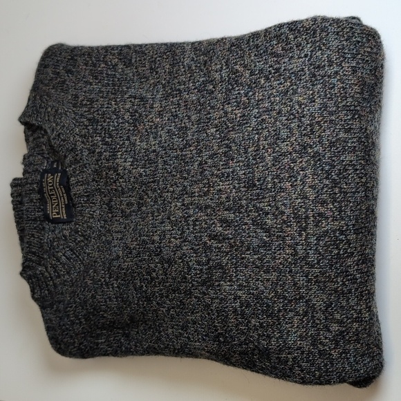 Pendelton Men’s 100% Shetland Wool Long Sleeve Sweater XL Washable EUC - Picture 8 of 8